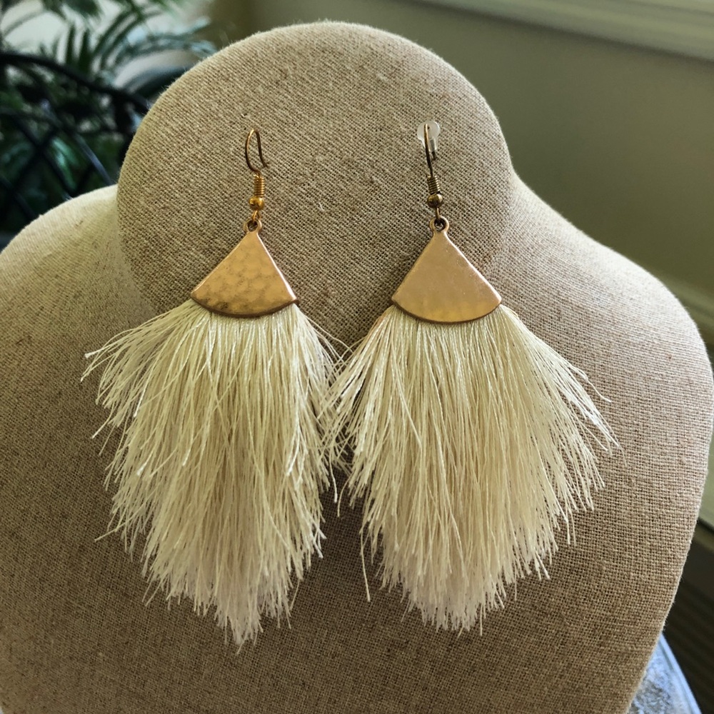 Silk earrings